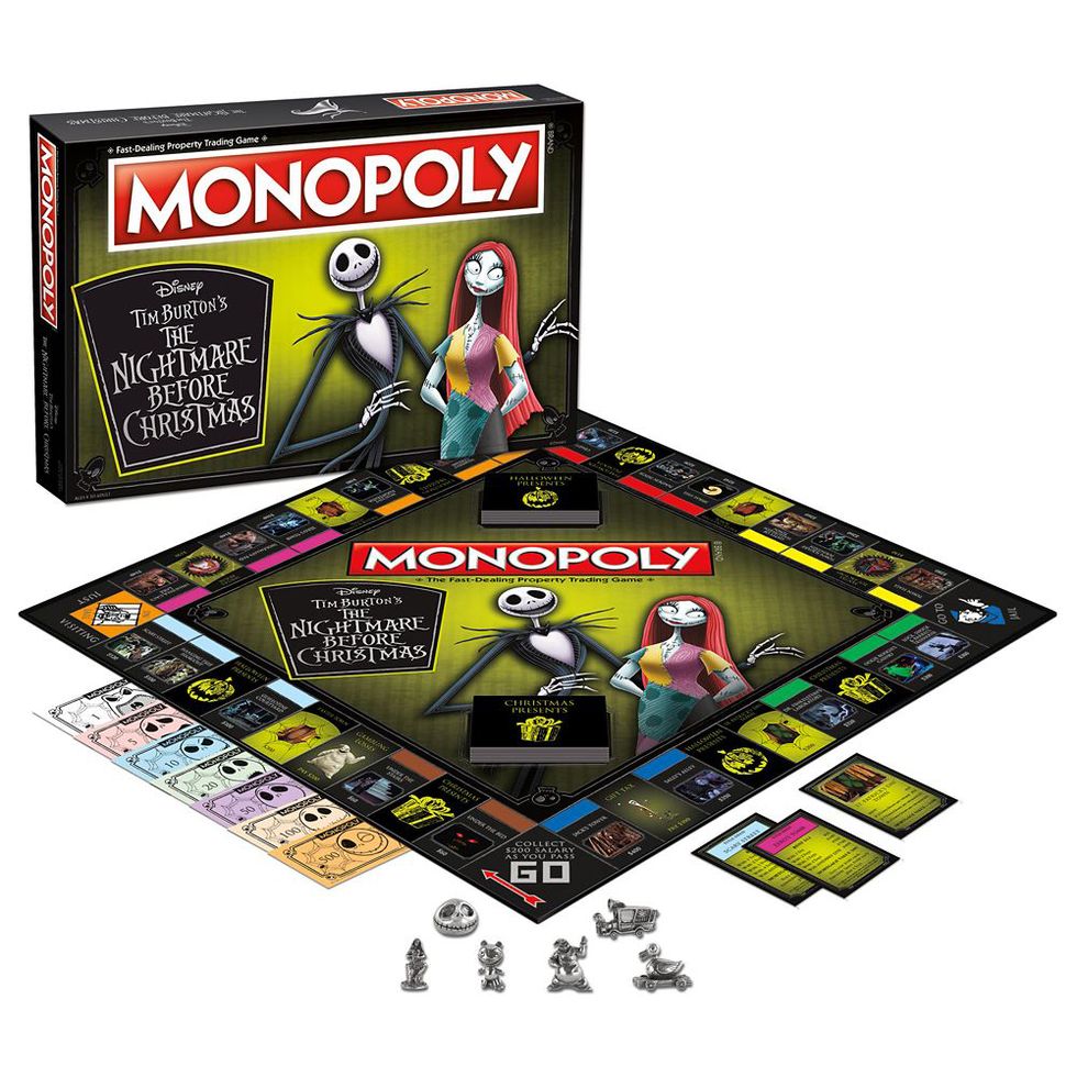 Plateau de jeu Monopoly version L'Étrange Noël de monsieur Jack